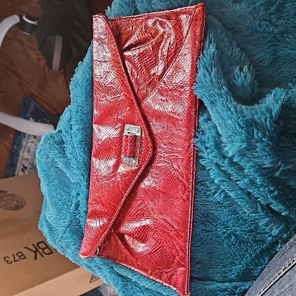 WHBM Red Envelope Shoulder Bag - Picture 3 of 14